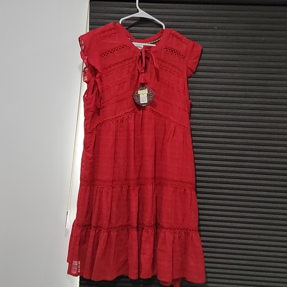 Knox Rose flowy pink boho dress